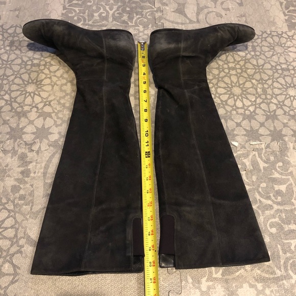 [Stuart Weitzman] Suede Elf OTK Over the Knee Boot - Picture 3 of 8